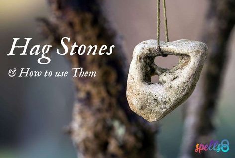 Hag Stones and How to Use Them! – Spells8 Witch Stones, Hag Stones, Celtic Mythology, Worry Stones, Rock Hounding, Energy Crystals, Crystals And Gemstones, Being Used, Stones And Crystals