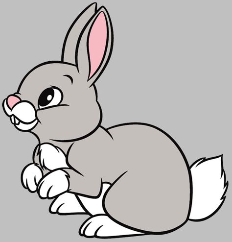 cartoon bunny | Use these free images for your websites, art projects, reports, and ... Easter Drawings, Rabbit Clipart, Carnival Of The Animals, Rabbit Pictures, Rabbit Vector, Snow White Disney, Grey Bunny, Kids Pages, Disney Animals