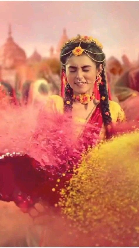 Happy holi. #holi #colour #color #festival Radha Pictures, Holi Wallpapers, Holi Painting, Happy Holi Wallpaper, Radhakrishna Serial, Happy Holi Video, Krishna Holi, Holi Pictures, Happy Holi Images