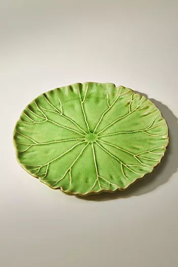 Unique Dinnerware, Bhldn Weddings, Side Plate, Plate Design, Unique Presents, Side Plates, Ceramic Plates, Lily Pads, Dinnerware Sets