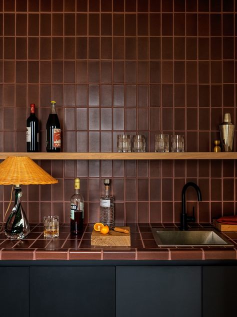 Bar Tile, Tile Counters, Heath Ceramics, Casa Vintage, Decoration Inspiration, Loft Spaces, Interior Inspo, House Inspo, Dream Home Design