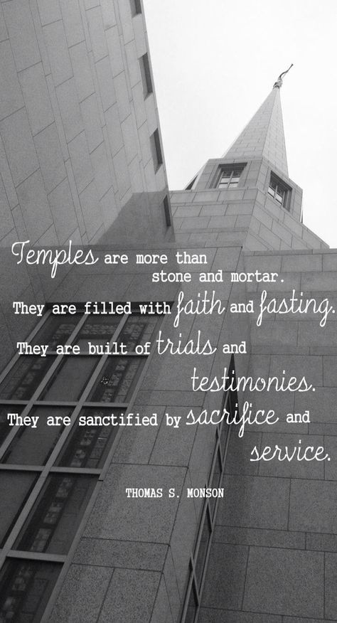 Temples Lds Temple Quotes, Temple Quotes, Later Day Saints, Thomas S Monson, Beautiful Temple, Mormon Quotes, Mormon Temples, Gospel Quotes, Conference Quotes