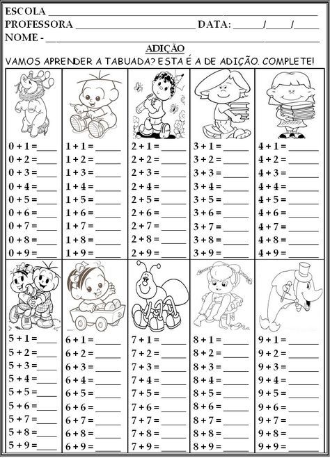 Kindergarten Addition Worksheets, Math Addition Worksheets, First Grade Math Worksheets, Preschool Math Worksheets, 1st Grade Math Worksheets, Learning Worksheets, Kids Math Worksheets, Math Addition, Kindergarten Math Worksheets