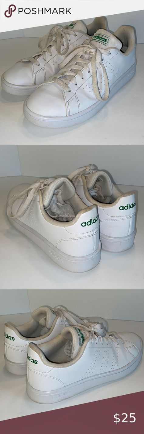 Adidas Advantage Base Shoes Adidas Advantage Base, Adidas Advantage, Shoes Size 7, Green Accents, Nike Jordan, Wedding Sneaker, Wedding Shoe, Converse, Jordan