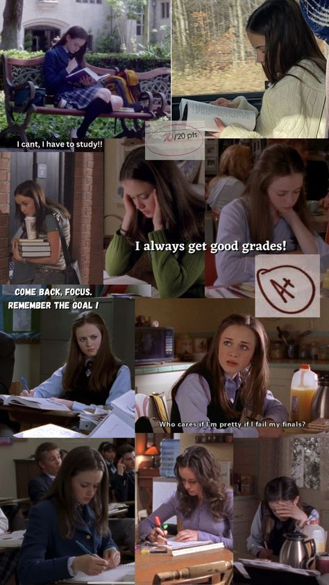 Study motivation wallpaper Gilmore Girls aesthetic Rory Study Motivation Wallpaper, Motivation Of Study, Motivations For Studying, How To Make Studying Aesthetic, Deans List Aesthetic, Pinterest School Aesthetic, Rory Study Motivation, Be That Girl Aesthetic, That Girl Study