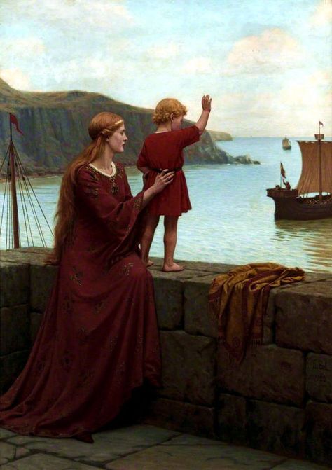 farewell BY Edmund Blair Leighton Edmund Blair Leighton, Era Victoria, Pre Raphaelite Paintings, Pre Raphaelite Art, Istoria Artei, Galleria D'arte, Creation Art, Jaime Lannister, Pre Raphaelite