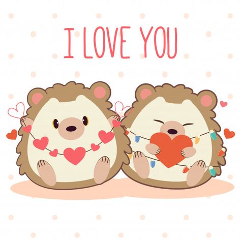 Cute couple love of hedgehog on white an... | Premium Vector #Freepik #vector #coffee #baby #snow #heart Penguin Illustration, Valentines Illustration, Baby Snow, Love You Cute, Character Cartoon, Happy Birthday Greeting Card, Cute Giraffe, Cute Hedgehog, Valentine Cookies