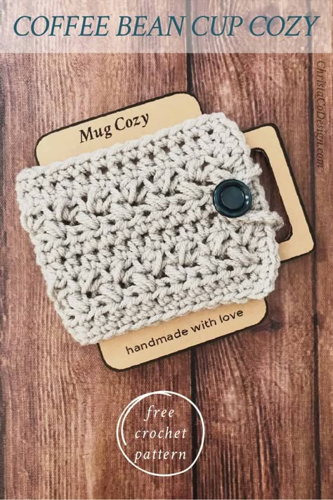 Small Crocheted Gifts Ideas, Crochet Winter Ideas Projects, Crochet Mug Cozy Patterns Free, Crochet Gifts People Actually Want, Crochet Gifts For College Students, Mug Sweater Crochet Pattern, Crochet Gift Wrapping Ideas, Simple Things To Crochet And Sell, Crochet Cozies Pattern Free