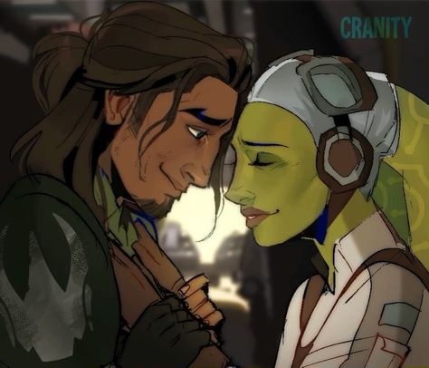 ⚡️Roxy⚡️ on Instagram: “Kanan deserves the award for the most intense heart eyes i’ve ever seen!! #kananjarrus #herasyndulla #starwars #starwarsrebels…” Hera And Kanan, Kanan And Hera, Disneysea Tokyo, Star Wars Couples, Star Wars Characters Pictures, Star Wars Drawings, Star Wars Ships, Star Wars Artwork, Ahsoka Tano