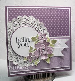 Sweet Sunday, Paper Doilies, Hello Cards, Hello You, Punch Cards, Stamping Up Cards, Special Cards, Pretty Cards, Card Sketches