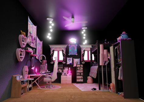 Download (BLENDER SCENE): E-Girl Room | Simsonico en Patreon Blender Scene Download, Blender Scene The Sims 4, Sims 4 Scene Blender, Sims Blender Scene, Sims 4 Gamer Room, Ts4 Blender Scene, Sims 4 Blender Scenes, Sims 4 Blender Scene Free, Blender Scene Sims 4