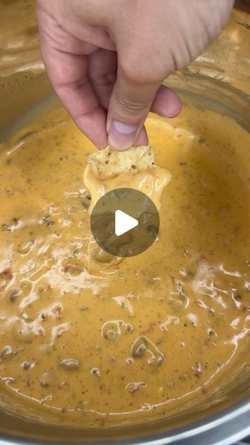 Amy Doe 👩🏼‍🍳 on Instagram: "This crockpot chili cheese dip is sooo good and perfect for game day! RECIPE ⬇️

Ingredients:

1 can chili
1 can rotel
16 oz velveeta (cubed)
8 oz cream cheese (cubed)
1 cup mild cheddar cheese

Instructions:

Add all the ingredients to the crockpot. 

Cover and cook on high for 3 hours. Stirring once during the cooking time.

#easyrecipes #gamedayfood #footballsunday #appetizers #easyfood #dip #diprecipe #crockpot #snackideas" Cheese Sauce For Chili Dogs, Cheese Dip Recipes Velveeta, Cream Cheese Chili Dip, Crockpot Chili Cheese Dip, Velveeta Rotel Dip, Velveeta Queso Dip, Crockpot Nachos, Chili Cheese Dip Crockpot, Nachos Cheese Recipe