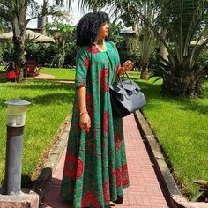 Jacque wearing Kiki's Fashion african print maxi dress @wolperstylish… Long African Dresses, African Fashion Skirts, African Dresses Modern, African Wear Dresses, Afrikaanse Mode, African Maxi Dresses, African Fashion Women Clothing, African Traditional Dresses, African Print Dresses