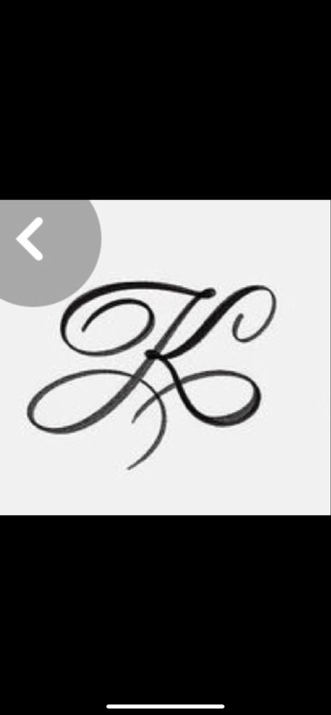 Cursive K Tattoo, Cursive K, K Tattoo, Letter K, Face Tattoo, Tattoo Lettering, Lettering Fonts, Tatting, Tattoo Ideas