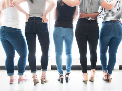 Staff picks from SELF’s quad squad. These jeans for thick thighs are tested and approved for perfect fit—maximum stretch and no belt required. Outfits For Thick Thighs, Jeans For Big Thighs, Jeans For Curvy Women, Jeans Inspiration, Quad Squad, Best Pants, 7 Jeans, Winter Styles, Fabulous Clothes