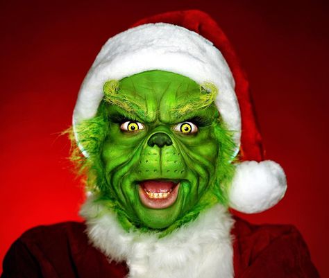 @mykie on Instagram: “Merry Christmas, zombaes🎄🎁🎅🏻” Cute Grinch Makeup, Grinch Makeup, Cute Grinch, Sfx Makeup, Christmas Makeup, The Grinch, Makeup Inspo, Grinch, Merry Christmas