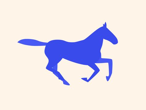 Horse Gallop by Luke Roberts Horse Running Animation, Rough Animation, Animal Animation, Horse Animation, Logo Motion, Japan Graphic Design, Motion Graphs, Horse Cartoon, Animal Movement