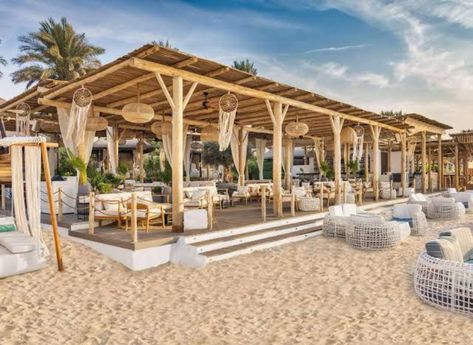 Restaurant Furniture Layout, Beach Bar Ideas, Beach Restaurant Design, Small Restaurant Design, Cafe Store, Resort Ideas, Outdoor Restaurant Design, Beach Restaurant, Beach Cabana