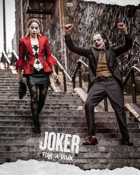 Joker And Harley Costumes, New Joker Movie, Harley Costume, Lady Gaga Costume, Joker Outfit, Burlesque Movie, Batman Girl, Joker Halloween Costume, Harley Quinn Halloween Costume