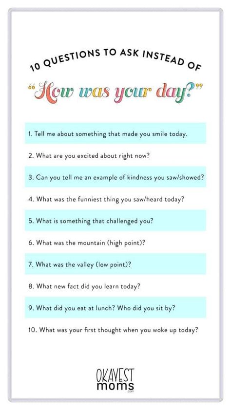 Open Ended Questions For Kids, Accountability Questions, Best Conversation Topics, Questions To Ask Your Kids, The Most Magnificent Thing, Conversation Starters For Kids, Accountable Talk, Kids Questions, Social Emotional Activities