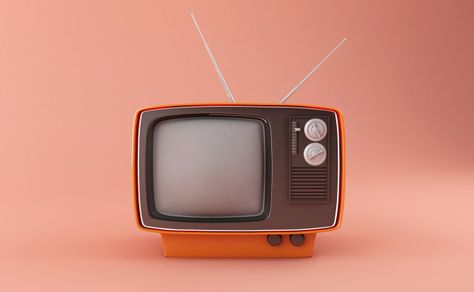 3d retro tv | Premium Photo #Freepik #photo #vintage #technology #icon #button Vintage Tv Aesthetic, Retro Tv Aesthetic, Tv Aesthetic, 3d Tv, Vintage Technology, Tv Photo, Tv Vintage, 80s Tv, Desain Editorial