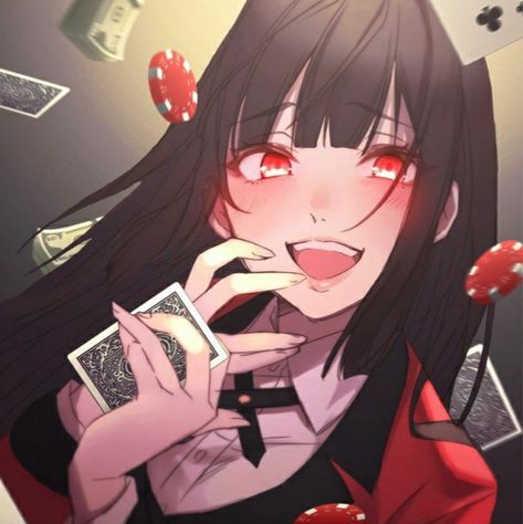 Yumeko Jabami || Kakegurui Kakegurui Pfp, Yumeko Jabami Icon, Yumeko Kakegurui, Kakegurui Characters, Kakegurui Yumeko, Jabami Yumeko, Gambling School, Solo Pfps, Yumeko Jabami