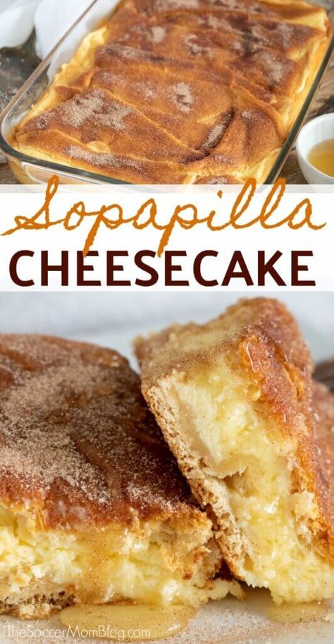 Easy Sopapilla Cheesecake, Sopapilla Recipe, Sopapilla Cheesecake Bars, Cheesecake Desserts Recipes, Cinnamon Cheesecake, Sopapilla Cheesecake, Churro Cheesecake, Cheesecake Bar Recipes, Dessert Simple