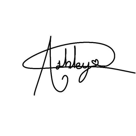 ˚ʚAshleyɞ˚ 𝘚𝘪𝘨𝘯𝘢𝘵𝘶𝘳𝘦 Ashley Signature Ideas, Pretty Signatures Kpop, Kpop Signature Ideas, Easy Signature Ideas, Autograph Ideas, Ashley Name, Shifting Help, Pretty Handwriting, Signatures Handwriting