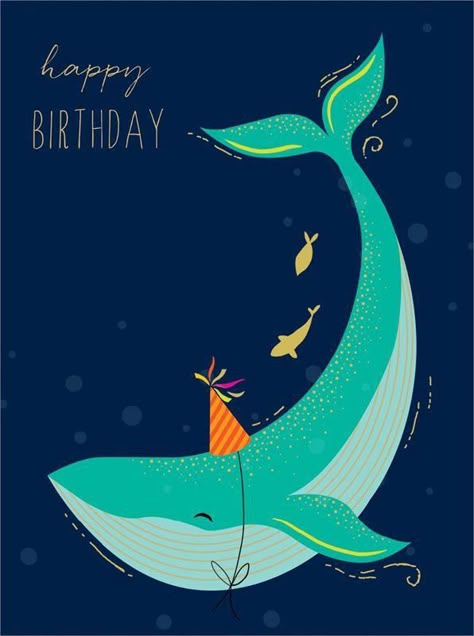 B Day Wishes, Happy Birthday Nephew, Happy Bird Day, Whale Birthday, Happy Birthday Illustration, Birthday Sayings, Birthday Children, B Day Cards, Birthday Greetings Funny