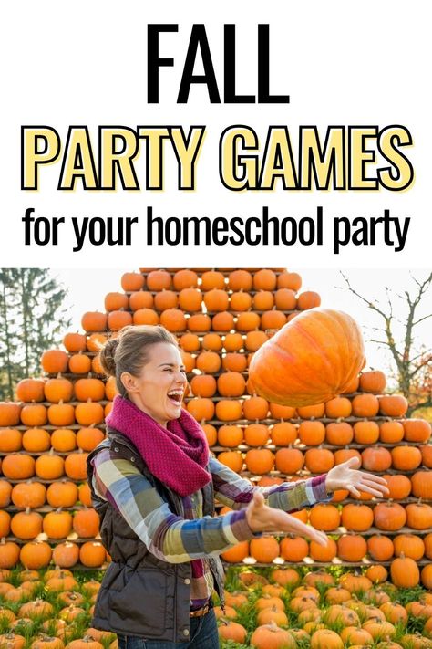 Fall Party Games For All Ages 1 Fall Party Games For 3rd Graders, Womens Ministry Fall Games, Fall Kids Party Games, Fall Party For Teens, Fall Harvest Party Games, Fall Party Games For Adults, Fall Kids Party, Fall Party Activities, Harvest Party Games