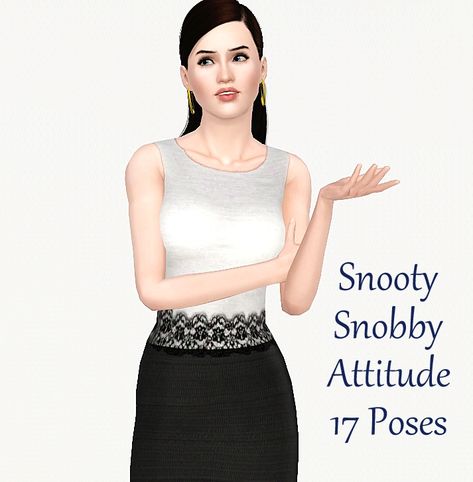 #sims 3 poses, #bmit04, #posesbybee, #sims 3 emotion poses, #sims 3 snooty poses, #sims 3 snobby poses, #sims 3 attitude poses, #TS3 poses, #TS3 emotion poses, Sims 3 Poses, Sims 3 Cc Furniture, The Sims 2, The Emotions, Facial Expression, Sims 2, Sims 3, Body Language, The Sims