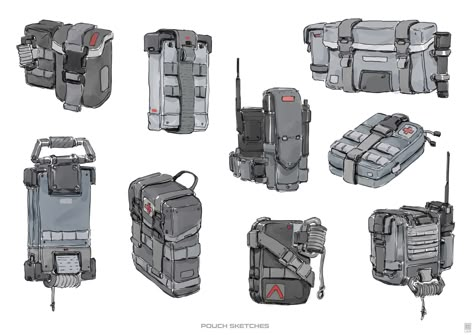 ArtStation - Orion / Bucephalus, Sheng Lam Sci Fi Backpack, Sci Fi Props, Sci Fi Tech, Props Concept, Sci Fi Design, Tactical Vest, Military Equipment, Prop Design, Futuristic Technology