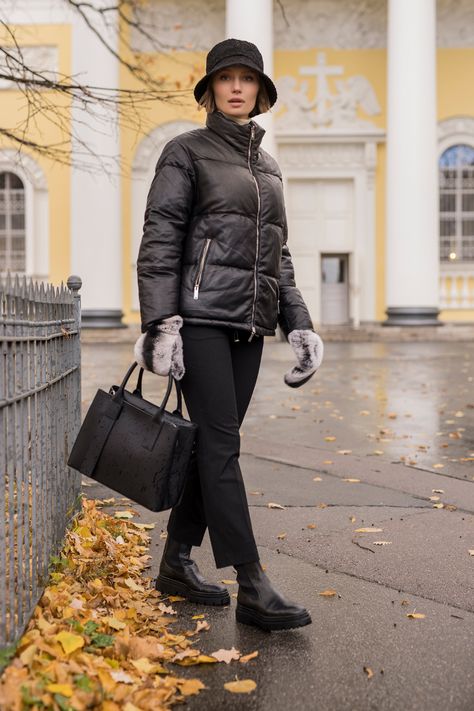 Our LYENA puffer jacket is designed with style, versatility and function in mind. Constructed in our signature buttery soft lamb leather, this jacket features a reversible component where you can turn the jacket inside out on those wet days to protect the leather. #danier #danierleather #danierwomen #leatherpuffer #puffer #pufferjacket #puffercoat #womenscoat #womensleatherpuffer #winterstyle #winterootd #genuineleather #lambleather #winterfashion #trendy #fit #winter #outfit #reversible Ootd Winter, Puffer Coat, Leather Women, Coats For Women, Outfit Of The Day, Puffer, Winter Fashion, Winter Outfits, Winter Jackets