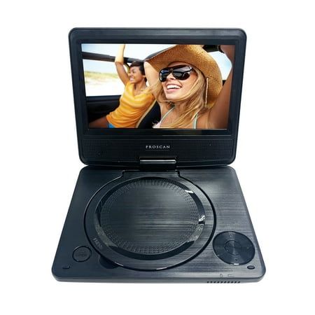 The Proscan PEDVD7060 portable DVD player with a brilliant 7" swivel screen is perfect companion for home and travel. Enjoy your favorite DVD movies, music, and pictures on the beautiful 7-inch widescreen. The included remote control provides extra convenience while you sit back and enjoy. Its slim design lets you to take it just about anywhere you go. This portable DVD player is great for long rides in the car or plane trips. Watch your favorite DVDs on the go with the 7" portable DVD player fr Portable Dvd Player, Dvd Players, Switch Games, Car Bag, Blu Ray Player, Nintendo Switch Games, Recorders, Kitchen Appliance, Home Cinema