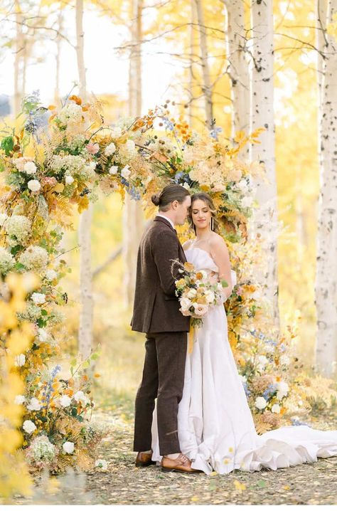 Green Wedding Palette, Fall Wedding Ceremony, Austin Photography, Aspen Wedding, Fall Events, Unique Fall, Table Scape, Wedding Palette, Ceremony Inspiration