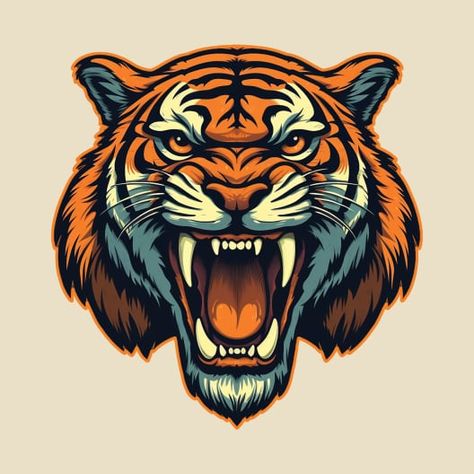 Check out this awesome 'Bengal Tiger No.1' design on @TeePublic! Tiger Tshirt Designs, Tiger Logo Graphics, Tiger Logo Design, Korean Tiger, Lion Eyes, Angry Tiger, Tiger Vector, Volleyball Wallpaper, Tiger Images