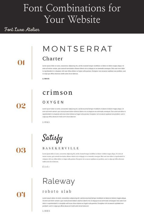 Tired of the same old website fonts?  Elevate your online presence with stunning Google Font pairings! Discover effortlessly chic combinations that make your website instantly more stylish and captivating. Get ready to fall in love with your new font aesthetic. #luxuryfonts #branding #elegantdesign #fontinspiration #logodesign Google Font Pairings, Brand Typography, Luxury Fonts, Font Aesthetic, Minimal Font, Font Pairings, Website Fonts, Business Fonts, Luxury Font