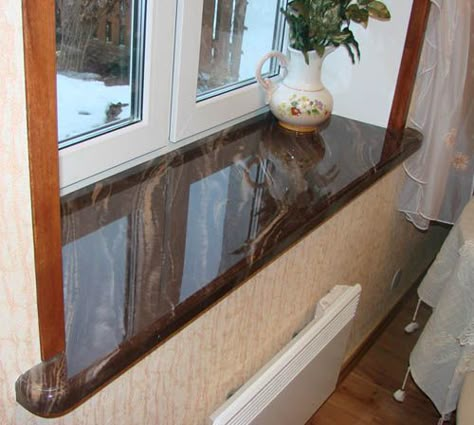 black granite window sill Window Seal Ideas, Granite Window Sill, Oak Window Sill, Window Ledge Decor, Marble Window Sill, Stone Window Sill, Wooden Window Sill, Wood Window Sill, Luxury Marble Flooring