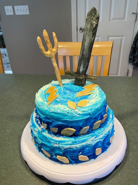 Percy Jackson Birthday, Themed Cakes, Percy Jackson, Birthday Cake, Cake, Birthday, Quick Saves