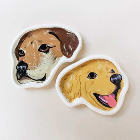 Dry Clay Ideas, Air Dry Clay Ideas, Clay Dog, Air Dry Clay Projects, Pottery Painting Designs, Clay Art Projects, Ceramics Ideas Pottery, Clay Ideas, Clay Ceramics