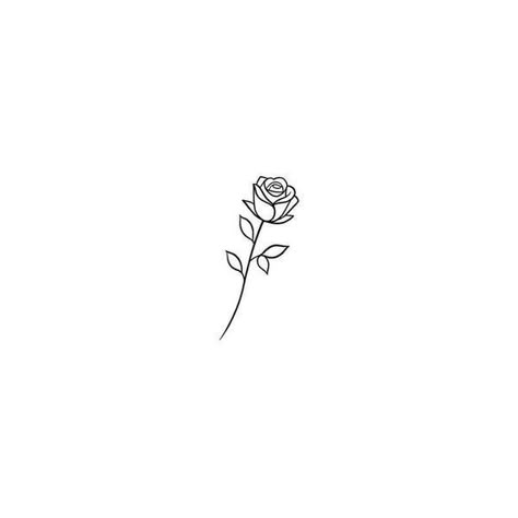 Single Rose Tattoos, Simple Rose Tattoo, Tiny Flower Tattoos, Line Drawing Tattoos, Petit Tattoo, Small Rose Tattoo, Small Pretty Tattoos, Classy Tattoos, Discreet Tattoos