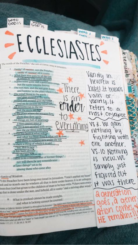 Ecclesiastes Bible Notes, Ecclesiastes 1 Bible Journaling, Ecclesiastes Bible Study, Ecclesiastes Study, Ecclesiastes Bible Journaling, Bible Instagram, Annotation Ideas, Faithful Quotes, Bible Learning