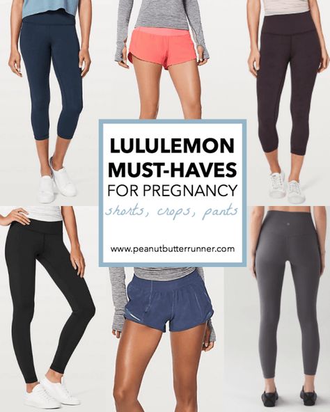 My Lululemon Must-Haves for Pregnancy: Shorts, Crops, Pants #pregnancy #maternity #fitpregnancy Lululemon Maternity Outfits, Lululemon Maternity, Casual Summer Pregnancy Outfits, Maternity Workout Clothes, Maternity Workout, Sport Outfits Summer, Summer Pregnancy Outfits, Mom Clothes, Olivia Grace