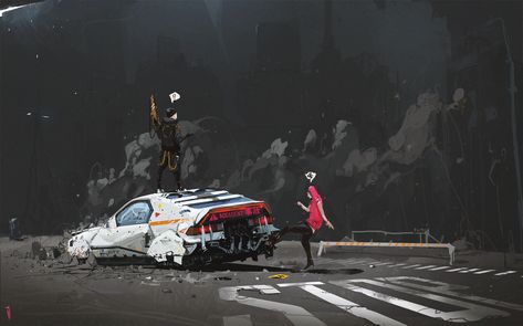 Ismail Inceoglu, Video Game Artist, Out Of Nowhere, Art Station, Cyberpunk Art, Environment Concept Art, Sci Fi Fantasy, Sci Fi Art, Luxor