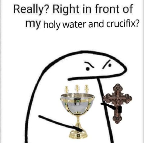 Awe Reaction Pic, Spray Bottle Reaction Pic, Cross Meme, Priest Aesthetic, You And Me Quotes, Response Memes, Reaction Pic, Text Memes, Funny Doodles