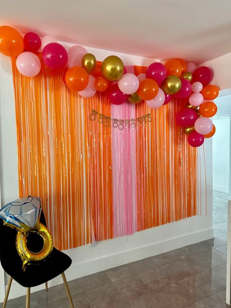 Colorful Bachelorette Party Decor, Feelin Spritzy Bachelorette, Spritz Party Decor, Summer Sunset Party Decor, Aperol Spritz Themed Bachelorette, 21st Birthday Orange Theme, Aperol Spritz Party Decorations, Orange Themed Bachelorette Party, Last Spritz Bachelorette