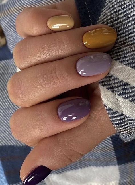 September Nails, Fall Gel Nails, Cute Gel Nails, Dipped Nails, Funky Nails, Chic Nails, Fancy Nails, Short Acrylic Nails, Nail Polishes