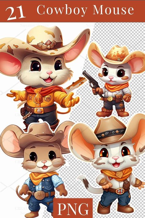 21 Digital cute Cowboy Mouse Clip Art Set, cute Cowboy Mouse Sticker, sublimation design, sublimate Cowboy Mouse, sublimation sticker Mouse Clip Art, Cowboy Draw, Mouse Sticker, Art Set, Sublimation Design, Digital Drawing, Drawing Illustrations, Cowboy, Baby Shower