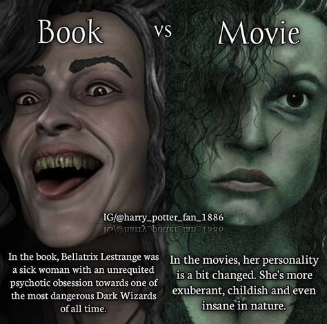 Book Vs Movie, Books Vs Movies, Always Harry Potter, Harry Potter Illustrations, Harry Potter Food, Harry Potter Pin, Harry Potter Artwork, Harry Potter Comics, Bellatrix Lestrange