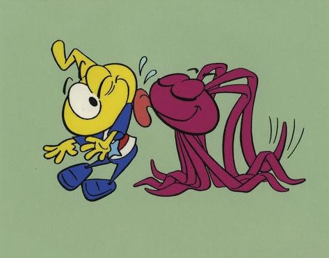 Snorks Publicity Cel - Art Director:  Ken Kerr. Snorks Cartoon, Blue Cartoon Character, 70s Cartoons, Hannah Barbera, Cartoon Network Studios, 2000s Cartoons, Childhood Characters, Cartoon Character Tattoos, Childhood Tv Shows